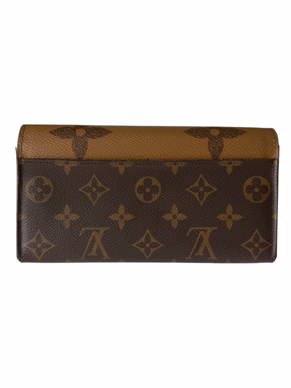 Louis Vuitton Sarah Wallet Reverse Monogram Giant Canvas Black Interior - Picture 2 of 11